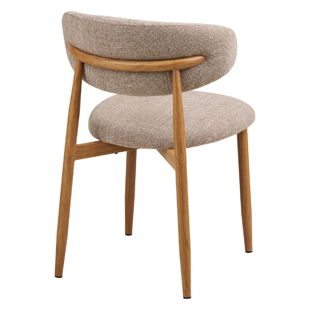 gestoffeerde eetkamerstoel Olan set van 2 afbeelding 4