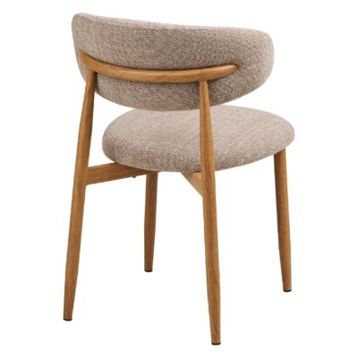 gestoffeerde eetkamerstoel Olan set van 2 afbeelding 4