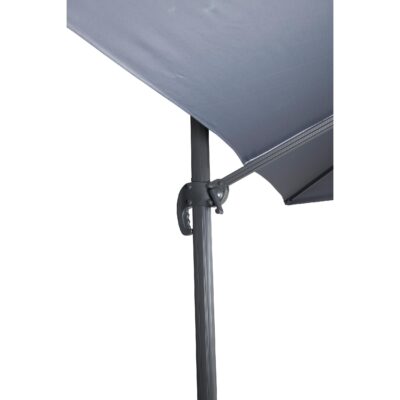 donkergrijze zweefparasol 3x3 meter afbeelding 3