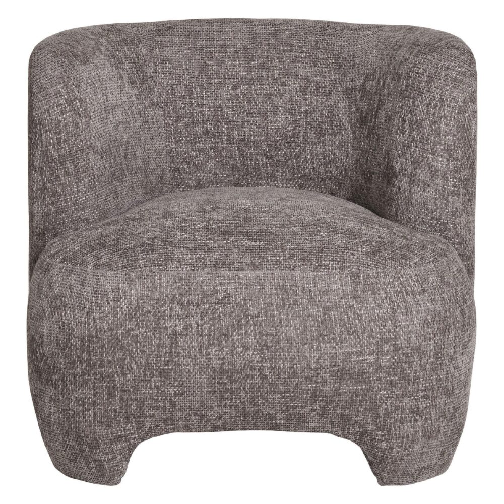 Auri grijze loungestoel fauteuil afbeelding 2