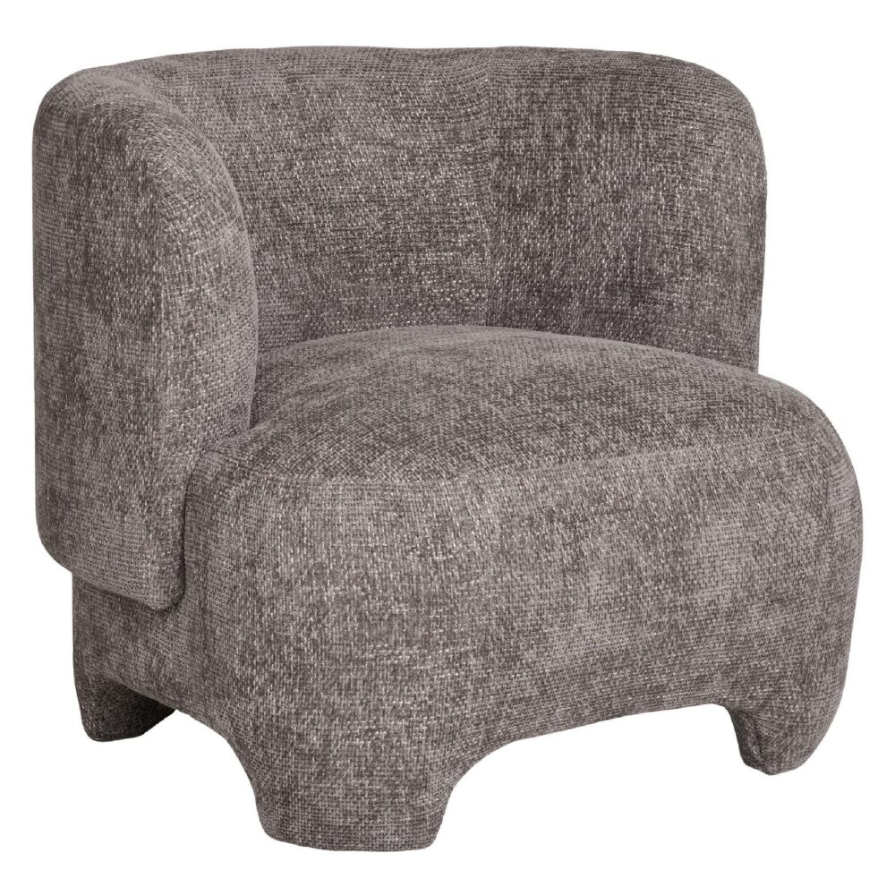 Auri grijze loungestoel fauteuil afbeelding 1