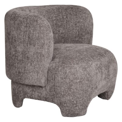 Auri grijze loungestoel fauteuil afbeelding 3