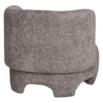 Auri grijze loungestoel fauteuil afbeelding 4