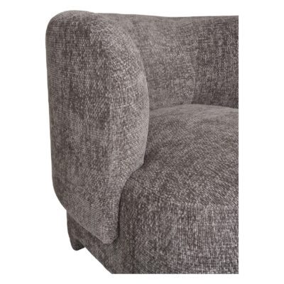 Auri grijze loungestoel fauteuil afbeelding 5