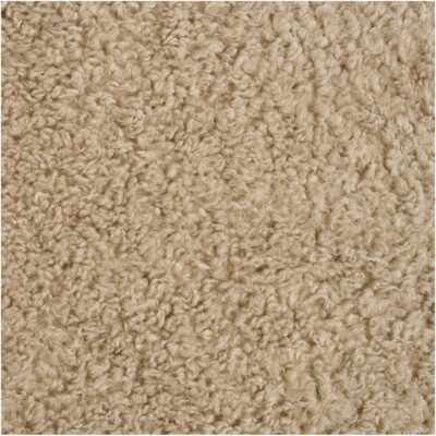 lichtbruine bouclé lounge fauteuil afbeelding 6