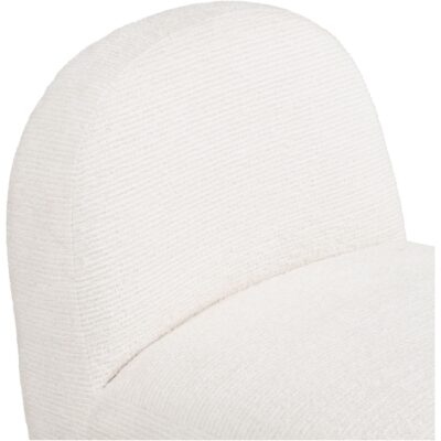 off white draaifauteuil lounge stoel afbeelding 5