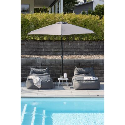 grijze tuinparasol 3 meter afbeelding 8