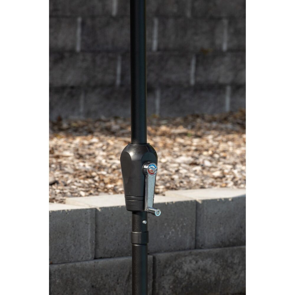 grijze tuinparasol 3 meter afbeelding 11