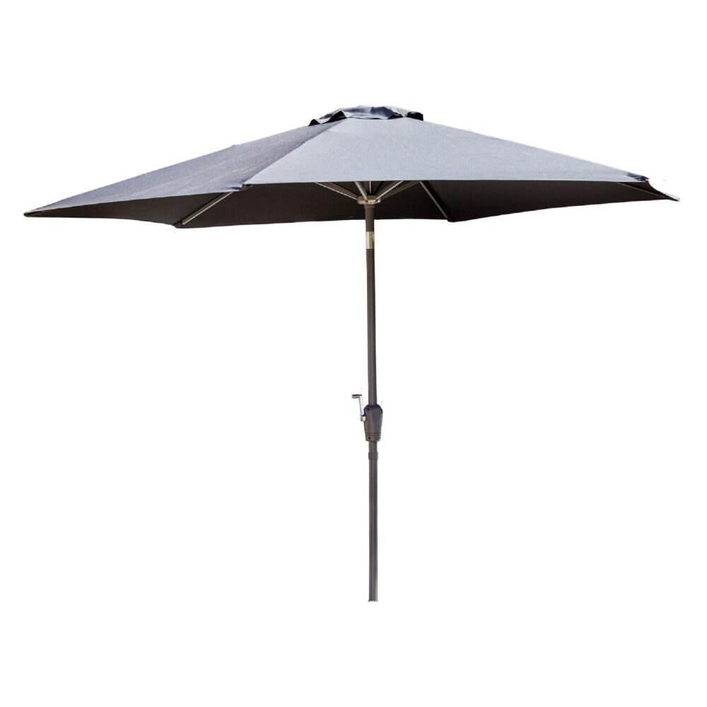 grijze tuinparasol 3 meter afbeelding 1