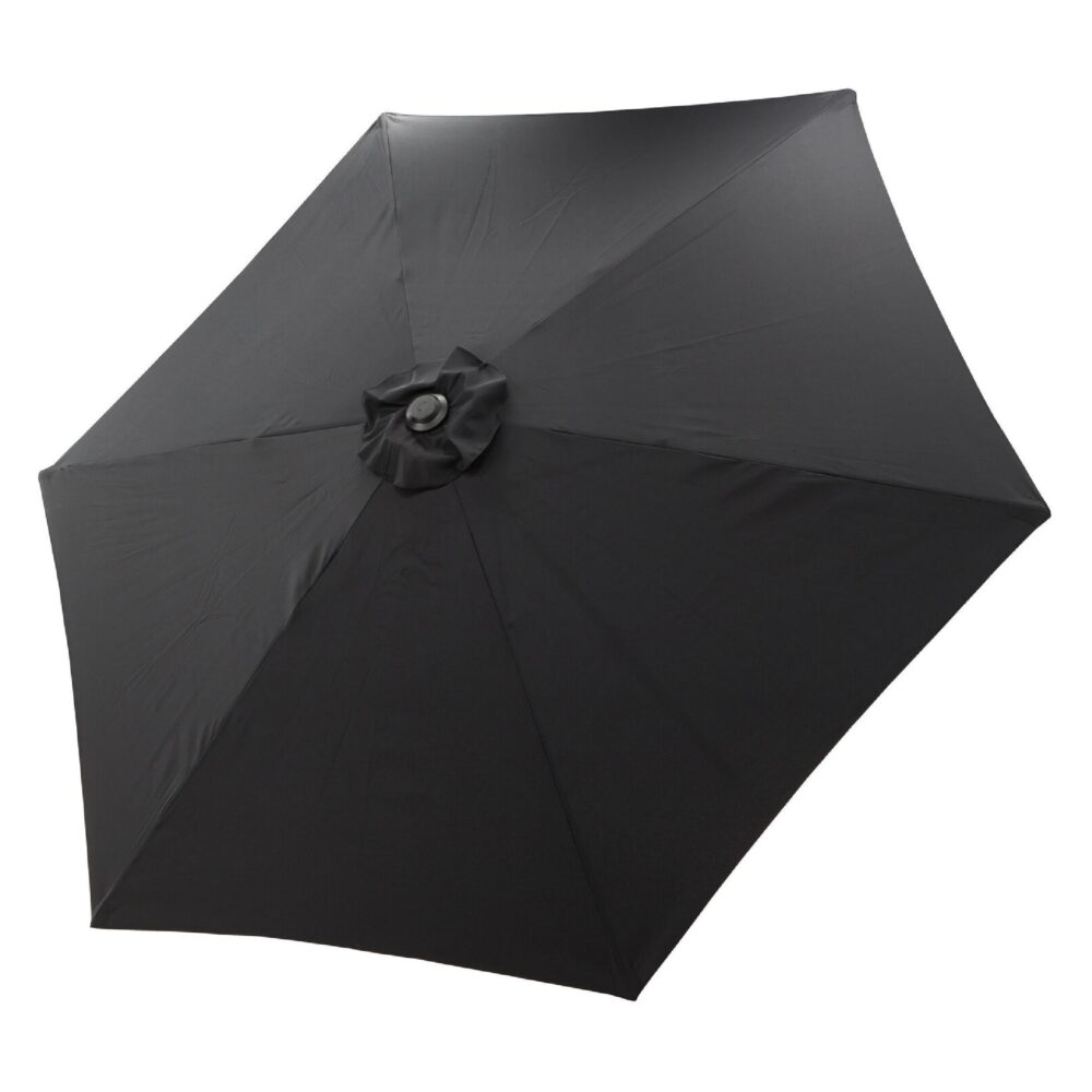 zwarte tuinparasol 3 meter afbeelding 2