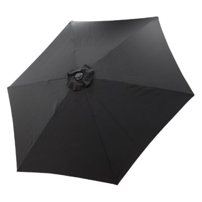 zwarte tuinparasol 3 meter afbeelding 2