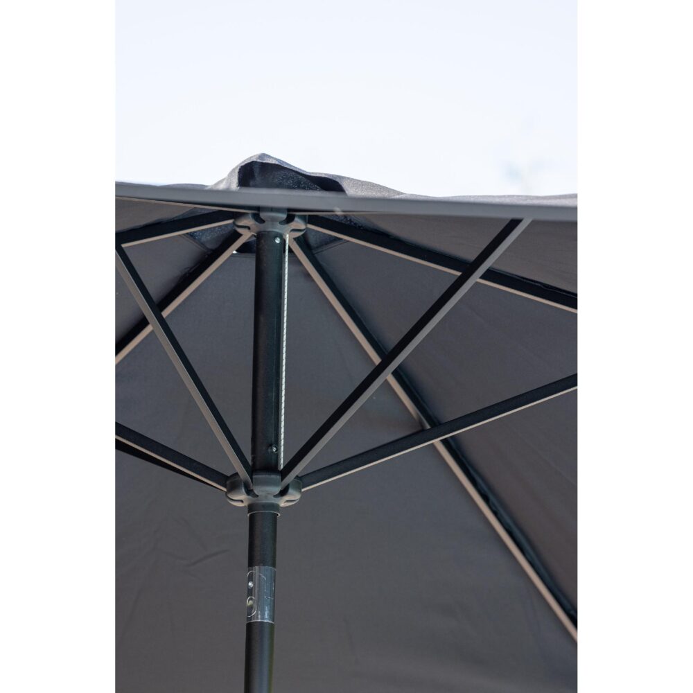 zwarte tuinparasol 3 meter afbeelding 12