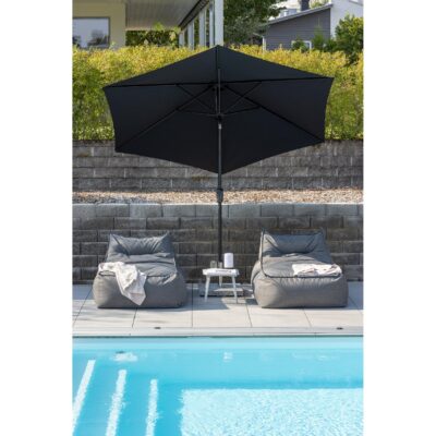 zwarte tuinparasol 3 meter afbeelding 13