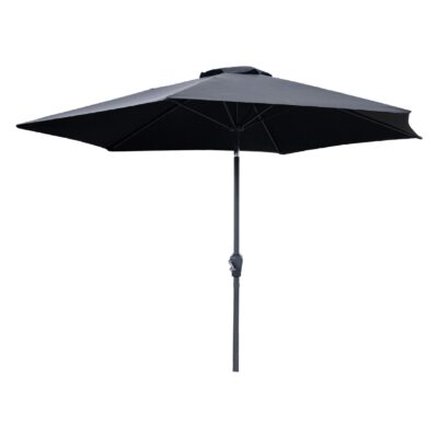zwarte tuinparasol 3 meter afbeelding 1