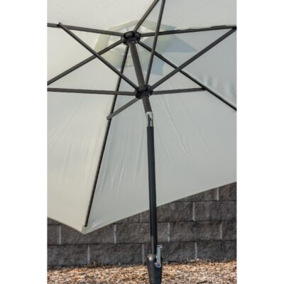 witte tuinparasol 3 meter afbeelding 7