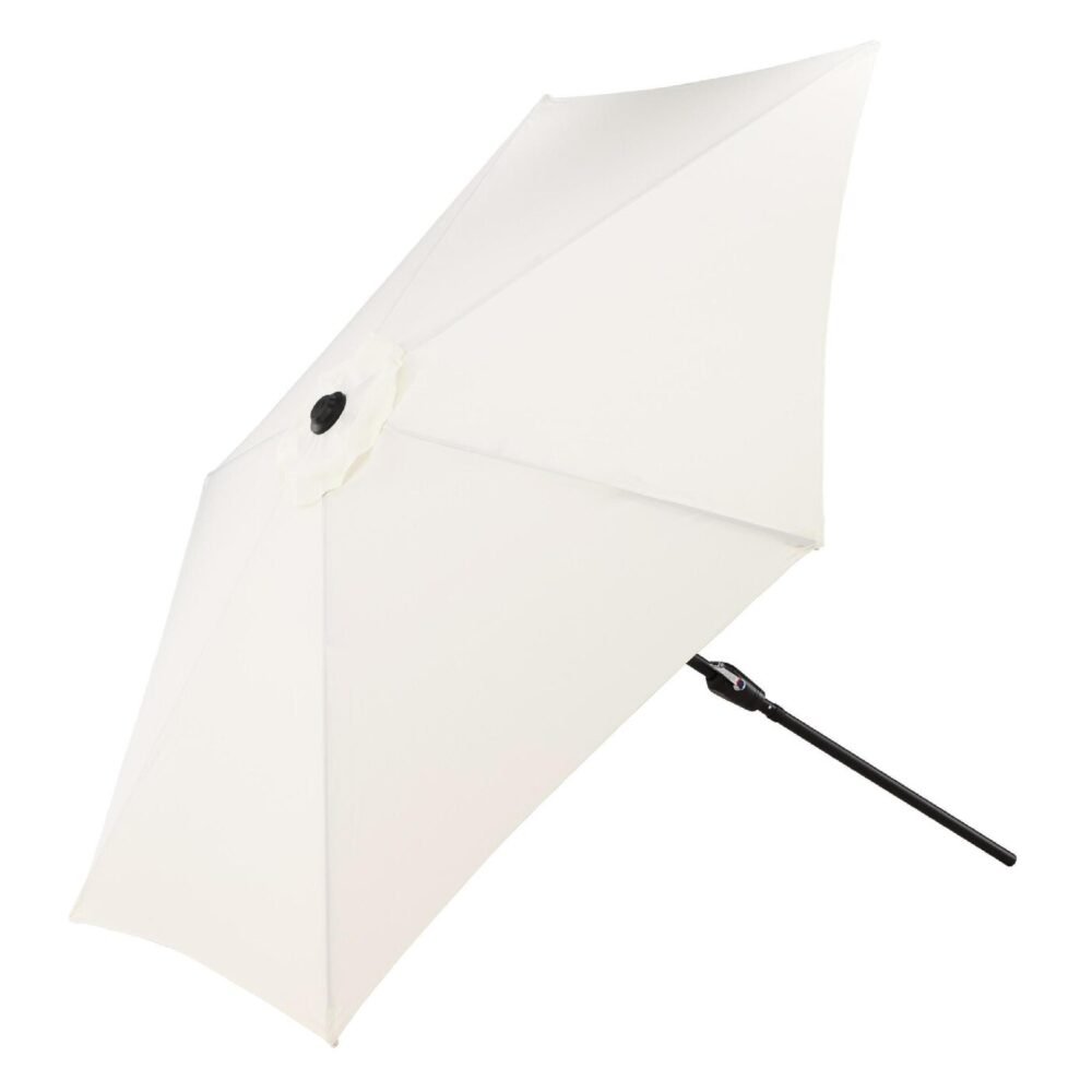 witte tuinparasol 3 meter afbeelding 3