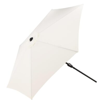 witte tuinparasol 3 meter afbeelding 3