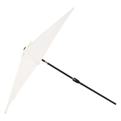 witte tuinparasol 3 meter afbeelding 4