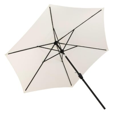 witte tuinparasol 3 meter afbeelding 6