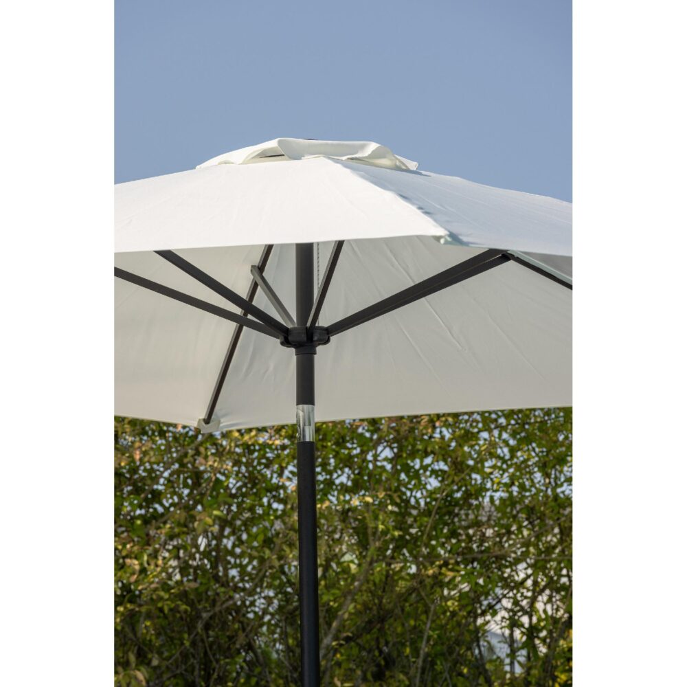 witte tuinparasol 3 meter afbeelding 13