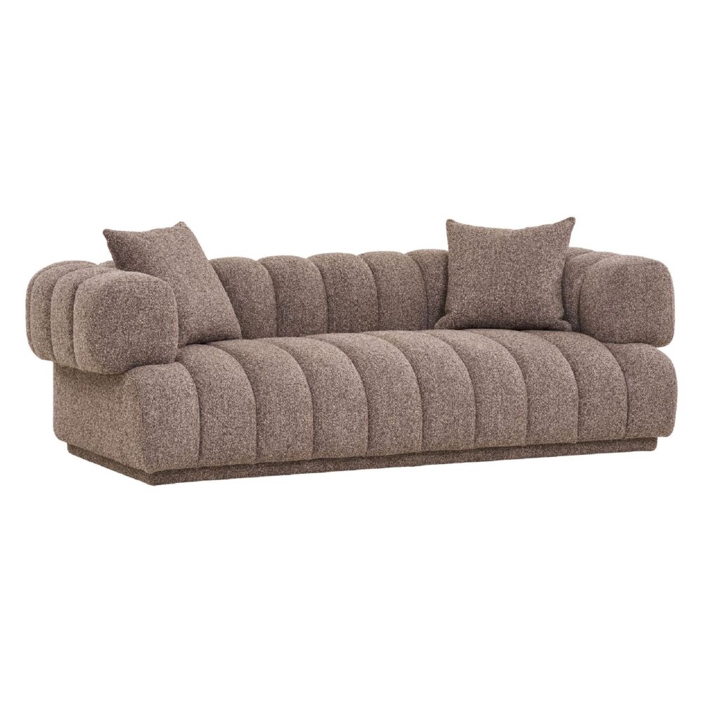 bruine stoffen loungebank afbeelding 2