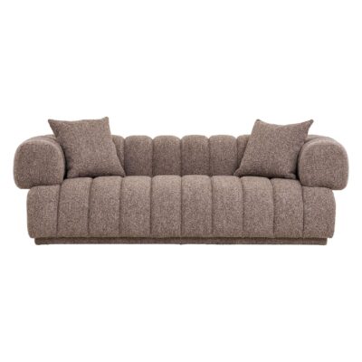 bruine stoffen loungebank afbeelding 1