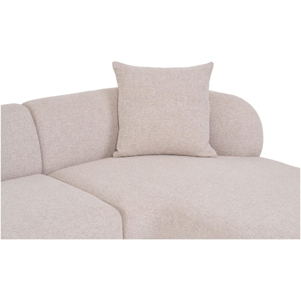 loungebank Aaren rechts off white afbeelding 5