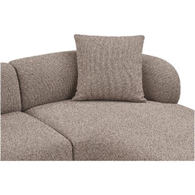 bruine hoekbank loungebank Aaren rechts afbeelding 3