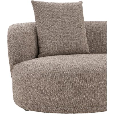 bruine hoekbank loungebank Aaren rechts afbeelding 4