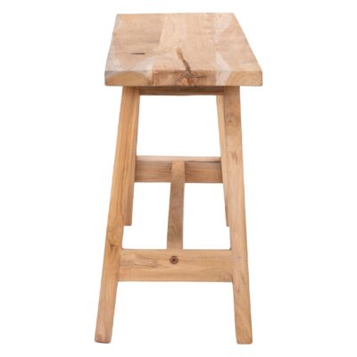teakhouten halbankje 90 cm afbeelding 3