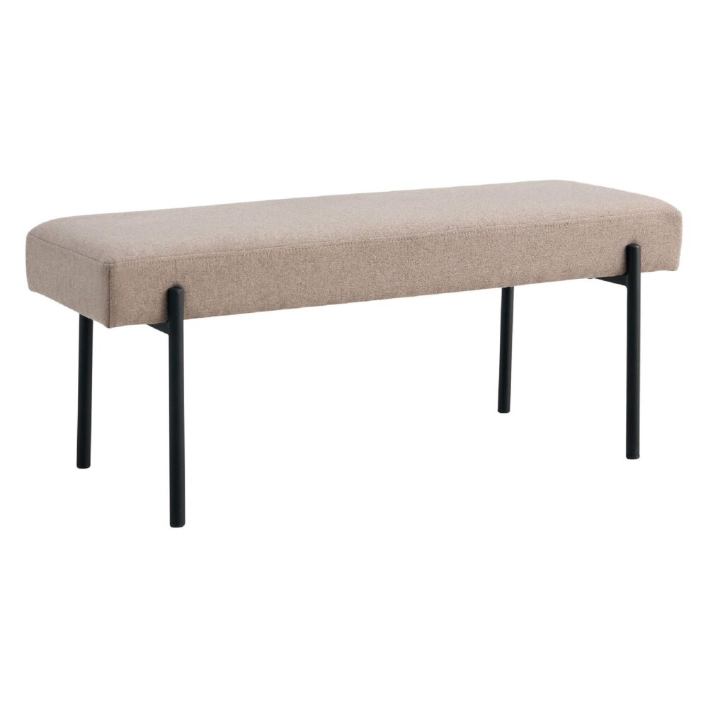 bouclé halbank Mila stone afbeelding 2