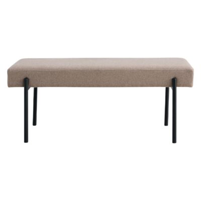 bouclé halbank Mila stone afbeelding 1