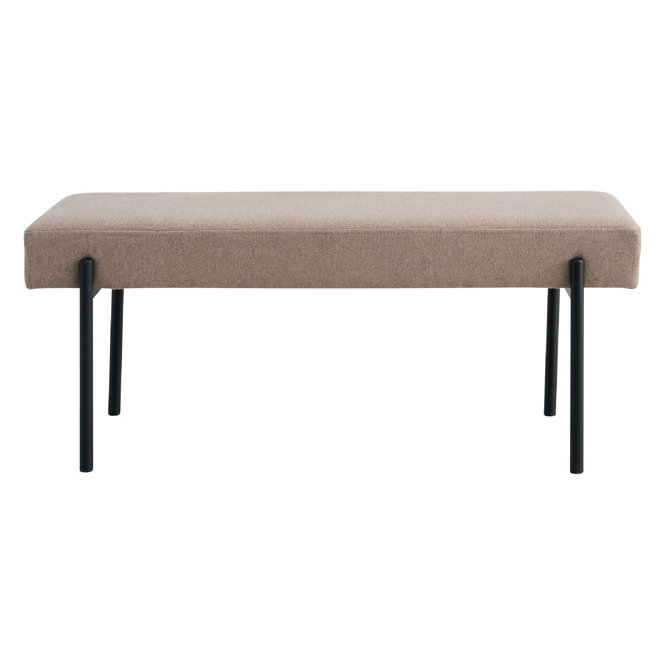 bouclé halbank Mila stone afbeelding 1