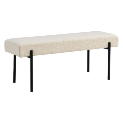 bouclé halbank Mila wit afbeelding 2