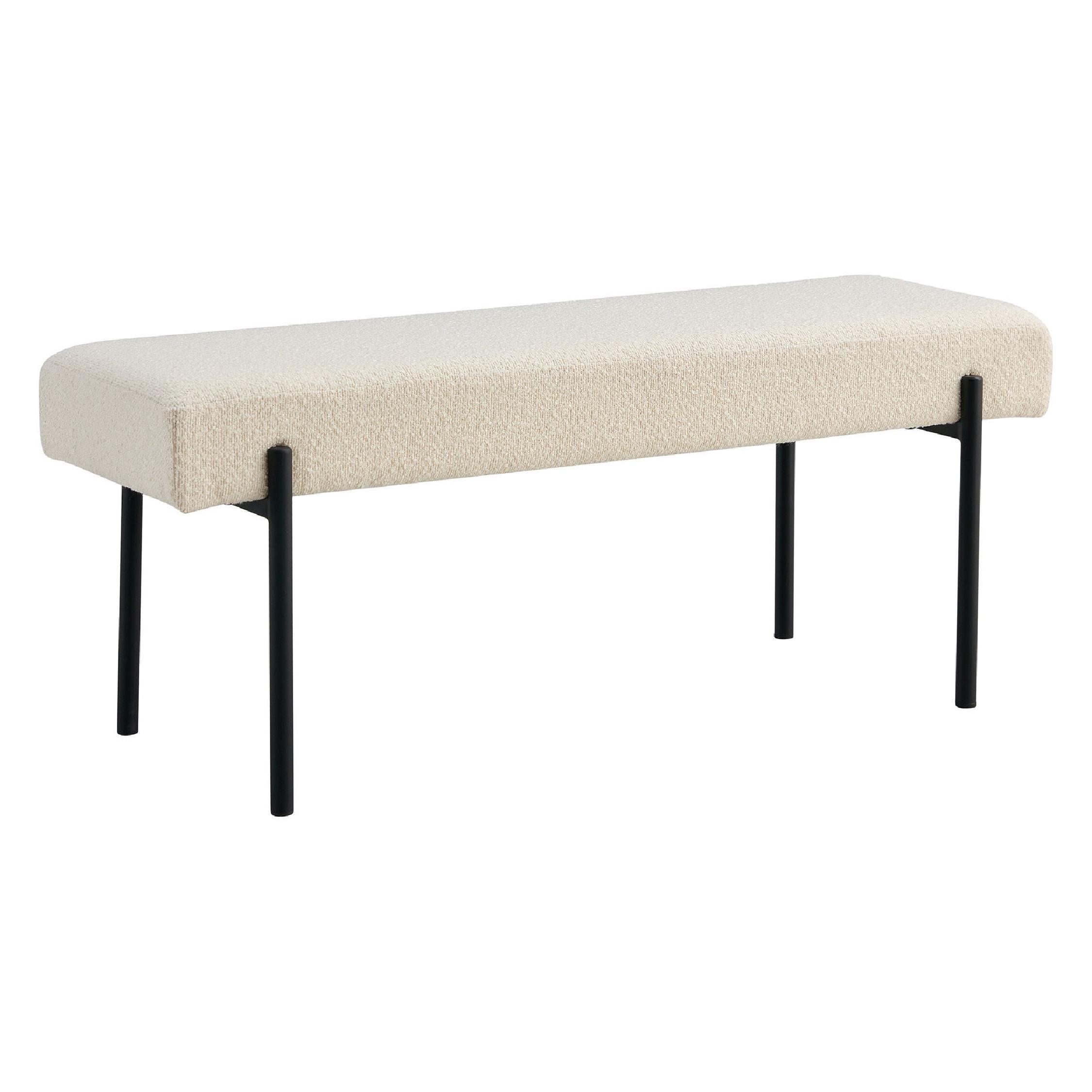 bouclé halbank Mila wit afbeelding 2