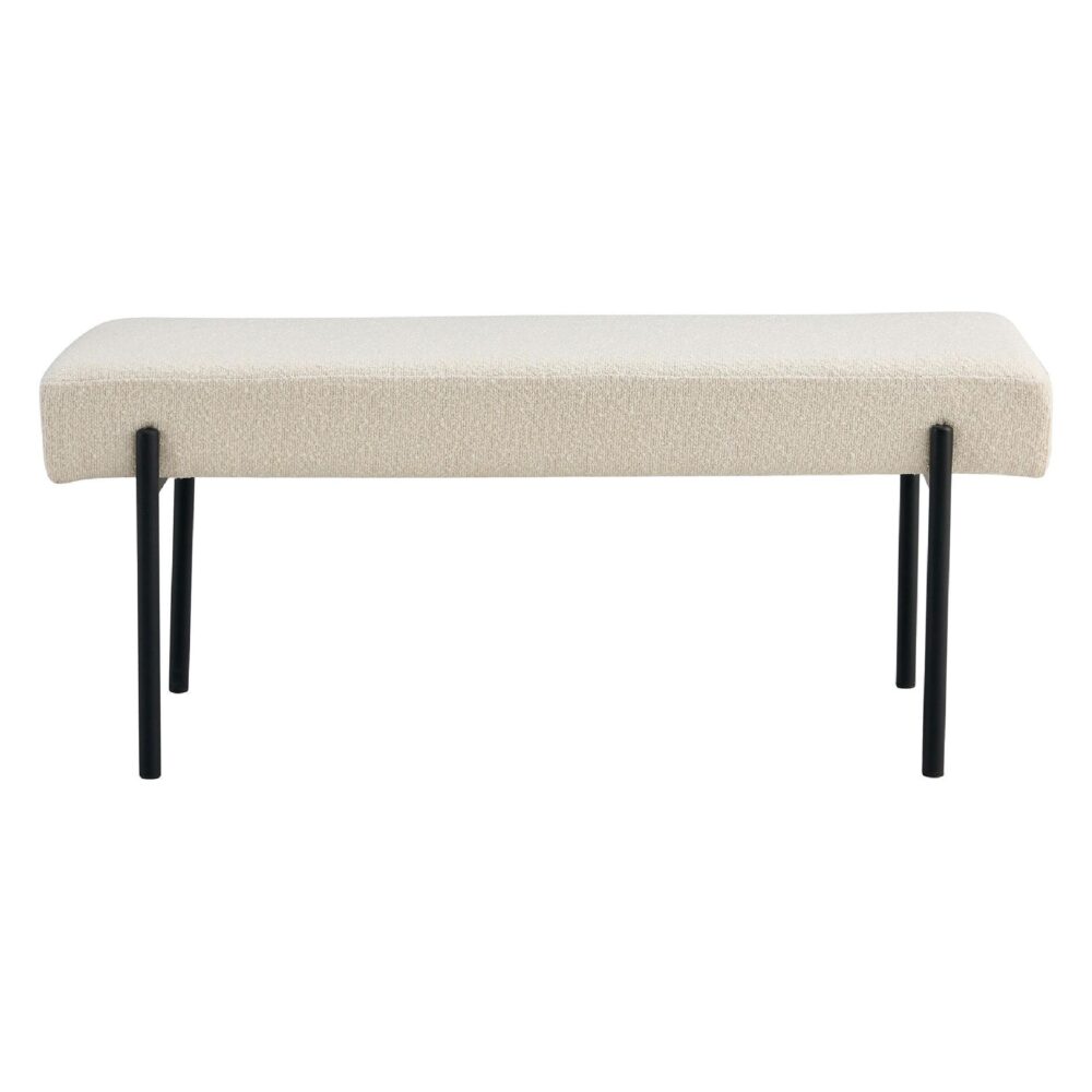 bouclé halbank Mila wit afbeelding 1