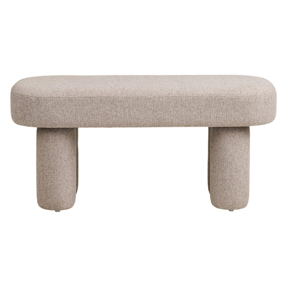 beige halbank sand 95 cm afbeelding 2