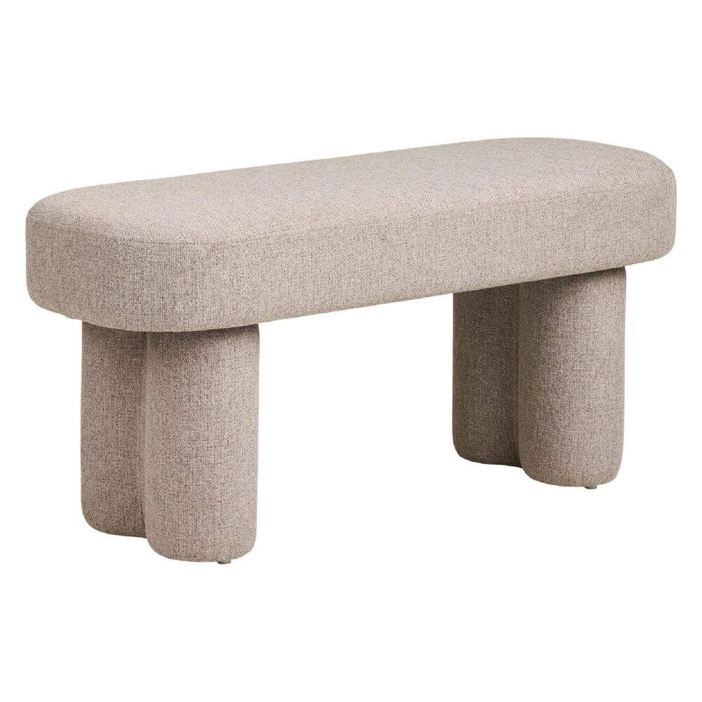 beige halbank sand 95 cm afbeelding 1