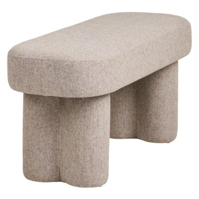 beige halbank sand 95 cm afbeelding 3