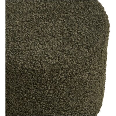 groene teddy poef rond afbeelding 2