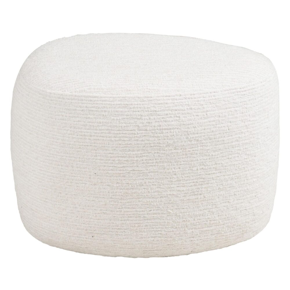 off white poef hocker afbeelding 1