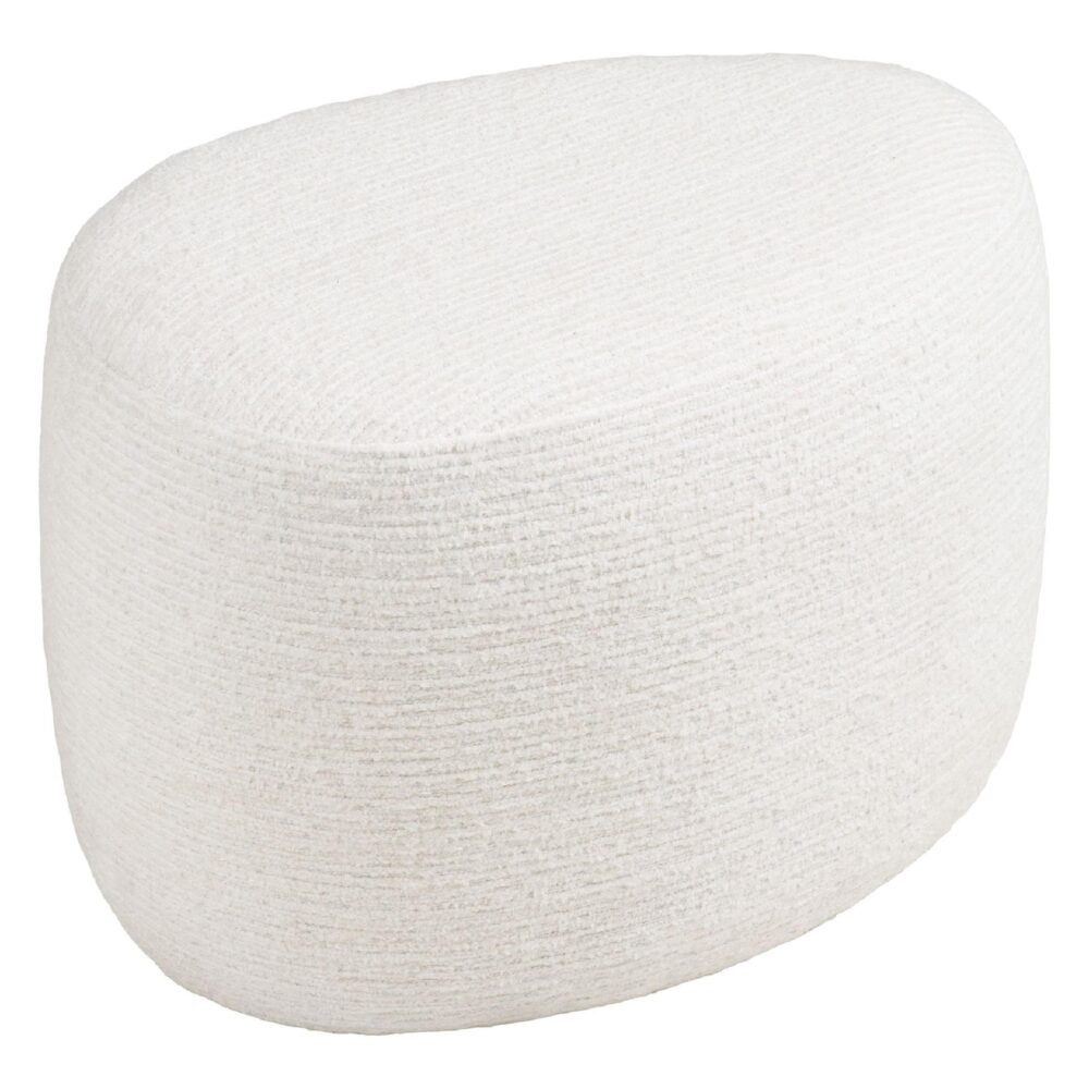 off white poef hocker afbeelding 3