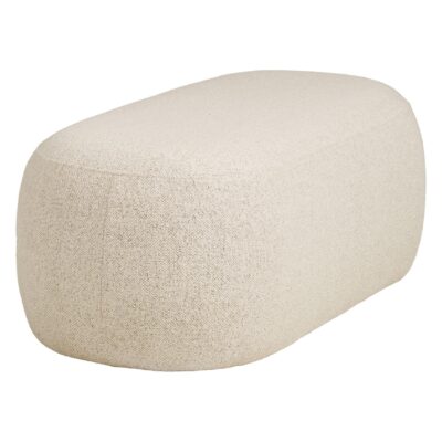 gestoffeerde halbank beige 100x50x38 afbeelding 3