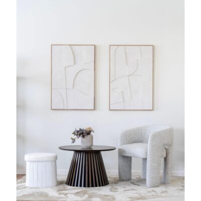 witte teddy poef voetenbank afbeelding 5