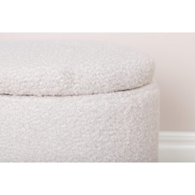 ronde teddy opbergpoef offwhite afbeelding 8
