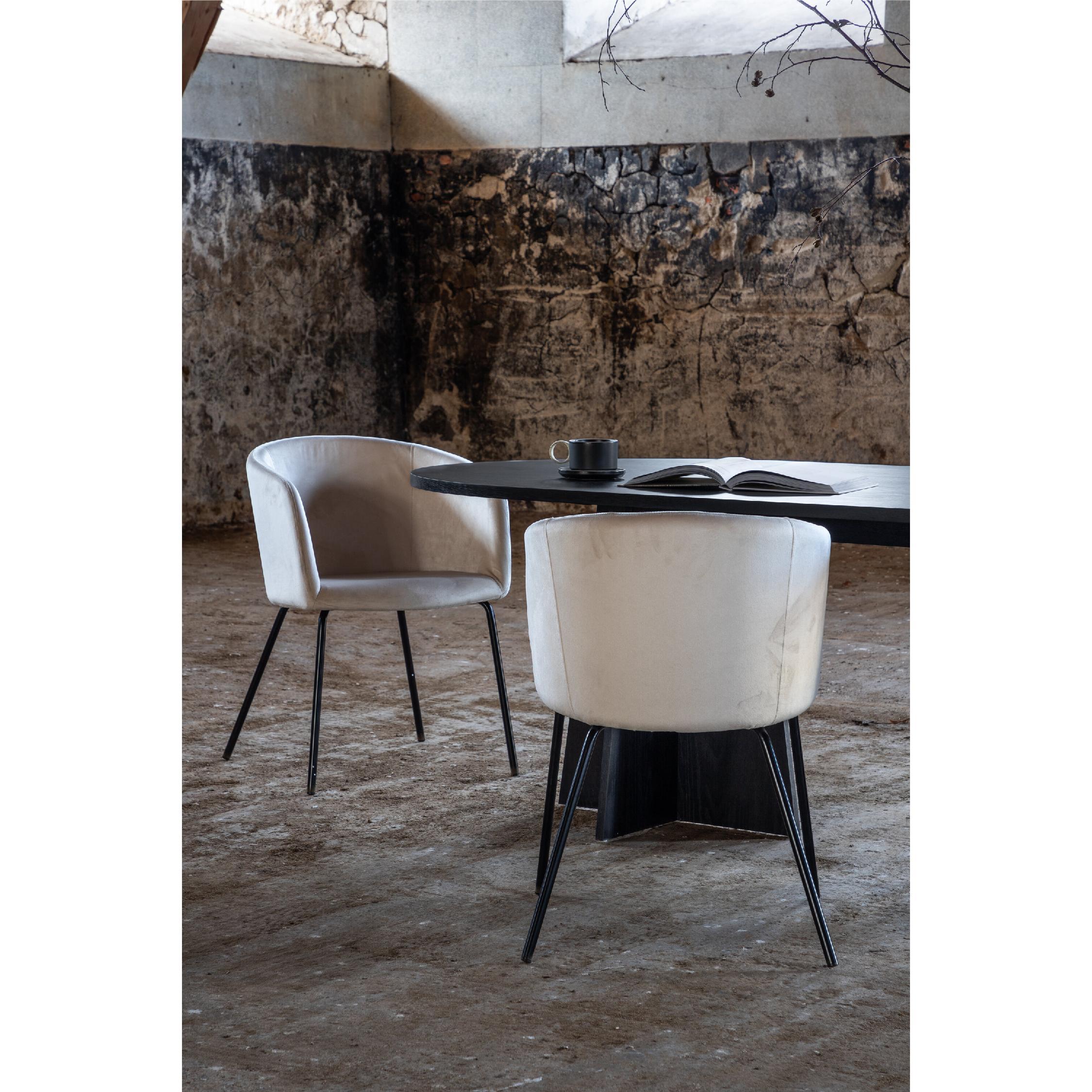 ovale zwarte eettafel Kuna 230x115 afbeelding 10