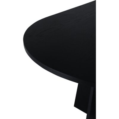 ovale zwarte eettafel Kuna 230x115 afbeelding 7