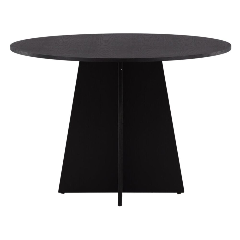 ronde zwarte eettafel Kuna 110 cm afbeelding 4