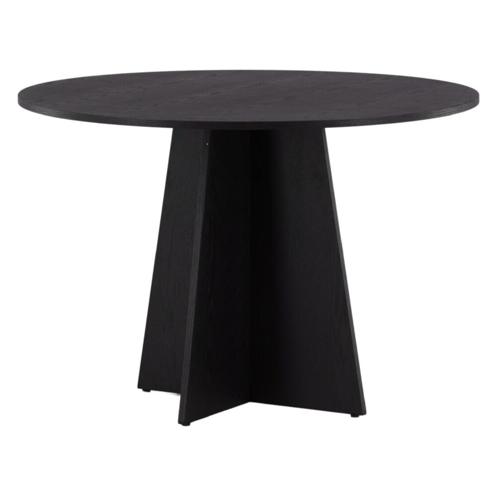 ronde zwarte eettafel Kuna 110 cm afbeelding 5