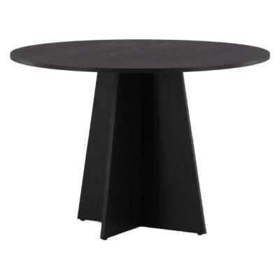 ronde zwarte eettafel Kuna 110 cm afbeelding 5